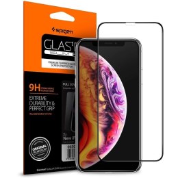 Spigen szkło hartowane Glass FC do iPhone 7 / 8 / SE 2020 / 2022 czarne