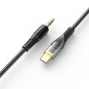 XO Clear kabel audio NB-R241B USB-C - jack 3,5mm 1,0 m czarny