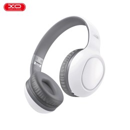 XO słuchawki Bluetooth BE35 biało-szare nauszne