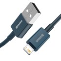 Baseus kabel Superior USB - Lightning 1,0 m 2,4A niebieski