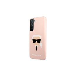 Karl Lagerfeld nakładka do Samsung Galaxy S22 Plus KLHCS22MSLKHPI różowa hard case Silicone Karl's Head