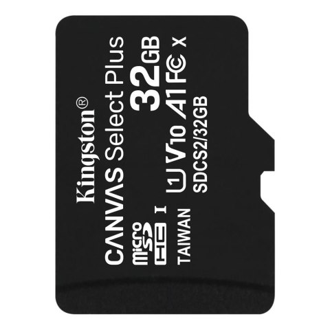 Kingston karta pamięci 32GB microSDHC Canvas Select Plus kl. 10 UHS-I 100 MB/s