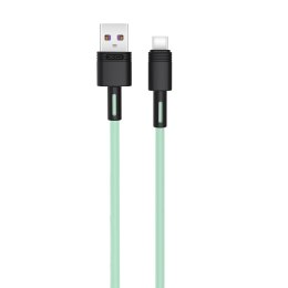 XO kabel NB-Q166 USB - USB-C 1,0 m 5A zielony