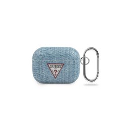 Guess etui do AirPods Pro GUACAPTPUJULLB niebieskie Jeans Collection