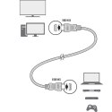 Kabel HDMI-HDMI 3m blister Televes [494502]