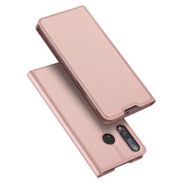 DUX DUCIS Skin Pro kabura etui pokrowiec z klapką Huawei P40 Lite E różowy