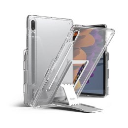 Ringke Fusion Combo Outstanding sztywne etui z żelową ramką do Samsung Galaxy Tab S7 11'' + samoprzylepna podstawka przezroczyst