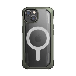 Raptic X-Doria Secure Case etui iPhone 14 z MagSafe pancerny pokrowiec zielony