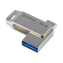 Pendrive 32 GB USB 3.2 Gen 1 USB / USB C OTG ODA3 Goodram - srebrny