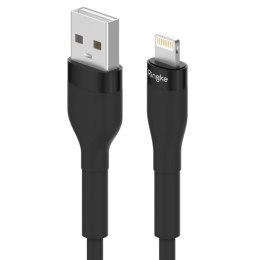Ringke kabel USB-A - Lightning 480Mb/s 12W 1.2m czarny (CB09963RS)