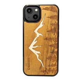 Etui drewniane na iPhone 15 Bewood Góry Imbuia