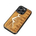Etui drewniane na iPhone 15 Pro Bewood Góry Imbuia