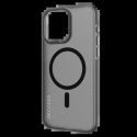 Etui Decoded Transparent Grip Case z MagSafe do iPhone 15 Pro Max - szaro-czarne