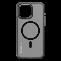 Etui Decoded Transparent Grip Case z MagSafe do iPhone 15 Pro - szaro-czarne