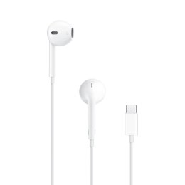 Słuchawki douszne przewodowe Apple EarPods MTJY3ZM/A USB-C - białe