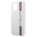 Etui U.S. Polo Assn. Tricolor Collection na iPhone 12 / iPhone 12 Pro - białe