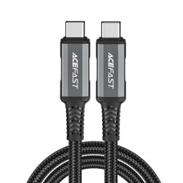 Kabel Acefast C1-09 USB-C / USB-C USB4 PD3.1 5A 1m - szaro-czarny