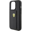 Ferrari nakładka do iPhone 15 Pro 6,1" FEHCP15LGSPSIK HC GRIP STAND PU