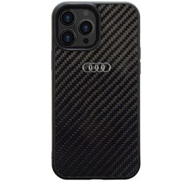 Etui Audi Carbon Fiber na iPhone 13 Pro Max - czarne