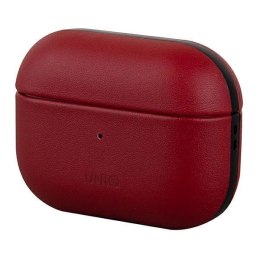 Etui UNIQ Terra Genuine Leather na AirPods Pro - czerwone