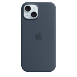 Etui silikonowe Apple Silicone Case MT0N3ZM/A MagSafe do iPhone 15 - storm blue