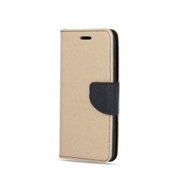 Etui Smart Fancy do Xiaomi Redmi Note 9 złoto-czarne