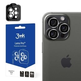 Osłona aparatu 3mk Lens Protection Pro na iPhone 15 Pro - srebrna