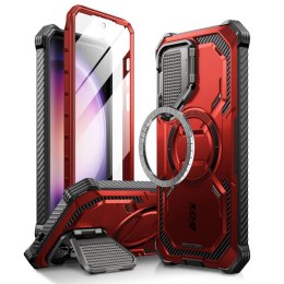 Etui Supcase IBLSN Armorbox Mag z MagSafe na Samsung Galaxy S24 - czerwone