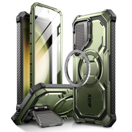 Etui Supcase IBLSN Armorbox Mag z MagSafe na Samsung Galaxy S24 - zielone