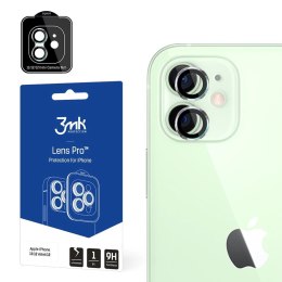 Osłona aparatu 3mk Lens Protection Pro na iPhone 11 / iPhone 12 mini / iPhone 12 - srebrna