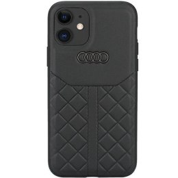 Etui Audi Genuine Leather na iPhone 12 / iPhone 12 Pro - czarne