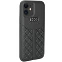 Etui Audi Genuine Leather na iPhone 12 / iPhone 12 Pro - czarne