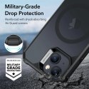 Etui ESR Air Armor Halolock MagSafe na iPhone 15 - matowo-czarne