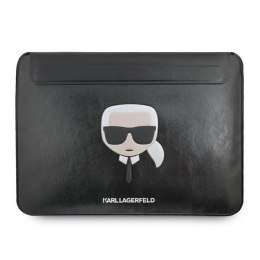 Etui Karl Lagerfeld Ikonik Karl's Head na laptopa 16'' - czarne