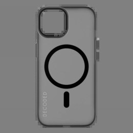 Etui Decoded Transparent Grip Case z MagSafe do iPhone 15 Plus - szaro-czarne