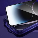 Kingxbar PQY Ice Crystal Series magnetyczne etui iPhone 14 Pro Max MagSafe fioletowe