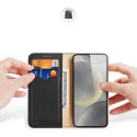 Etui Dux Ducis Hivo z klapką i blokadą RFID do Samsung Galaxy S24 - czarne