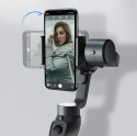 Baseus 3 osiowy Gimbal do telefonu smartfona ręczny stabilizator obrazu do filmów i zdjęć Live Vlog YouTube TikTok szary (SUYT-0