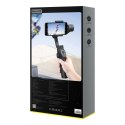 Baseus 3 osiowy Gimbal do telefonu smartfona ręczny stabilizator obrazu do filmów i zdjęć Live Vlog YouTube TikTok szary (SUYT-0