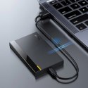 Baseus kieszeń na dysk HDD SSD obudowa dysku SATA 2,5'' USB 3.2 Gen 1 (5 Gbps) USB Typ C + kabel czarny (CAYPH-B01)