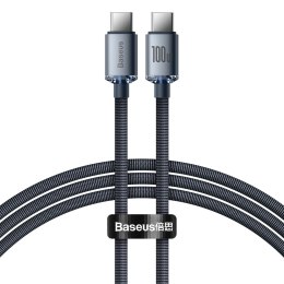 [PO ZWROCIE] Baseus Crystal Shine Series kabel przewód USB do szybkiego ładowania i transferu danych USB Typ C - USB Typ C 100W 
