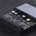 [PO ZWROCIE] HUB Baseus CAHUB-DG0G 3x USB 3.2 Gen 1 / 2x USB-A / 2x USB-C / czytnik kart SD, micro SD / AUX / 3x HDMI / RJ45 PD 