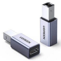 [PO ZWROCIE] Ugreen adapter przejściówka USB Typ C - USB Typ B szary (US382)