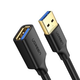 [PO ZWROCIE] Ugreen kabel przewód przedłużacz przejściówka USB 3.0 (żeński) - USB 3.0 (męski) 2 m czarny (US129 10373)