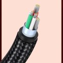 Ugreen kątowy kabel przewód z bocznym wtykiem USB - USB Typ C 5 A Quick Charge 3.0 SCP FCP 0,5 m czarny (70282 US313)