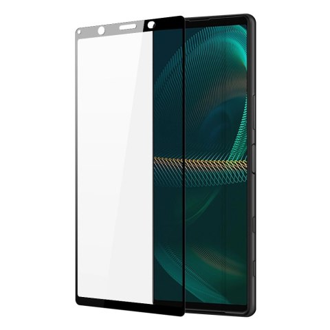 Dux Ducis 10D Tempered Glass wytrzymałe szkło hartowane 9H na cały ekran z ramką Sony Xperia 5 III czarny (case friendly)