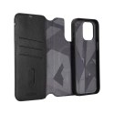 Etui Decoded Detachable Wallet Case skórzane z MagSafe do iPhone 15 Pro Max - czarne