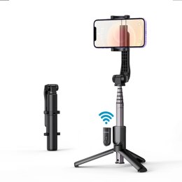 Ugreen selfie stick rozsuwany statyw teleskopowy z pilotem Bluetooth czarny (LP508)