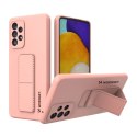 Wozinsky Kickstand Case silikonowe etui z podstawką etui Samsung Galaxy A53 5G różowe