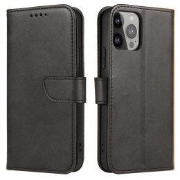 Etui Magnet Case do Huawei Nova 12 Pro z klapką i portfelem - czarne